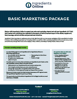 Basic Marketing Package